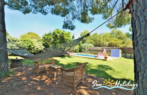 El Vendrell Villa | Villa Martina con piscina privada y gran jardín