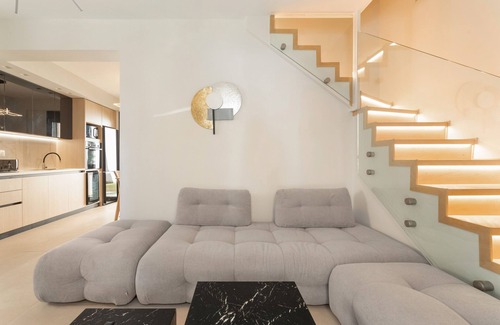 Perigiali Villa | Villa 'Mella Roa - Onyx' con vistas al mar, Wi-Fi y aire acondicionado