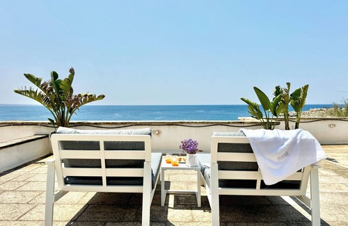 Santa Caterina Apartamento | Villa Nauna - Casa de villa con terraza panorámica frente al mar