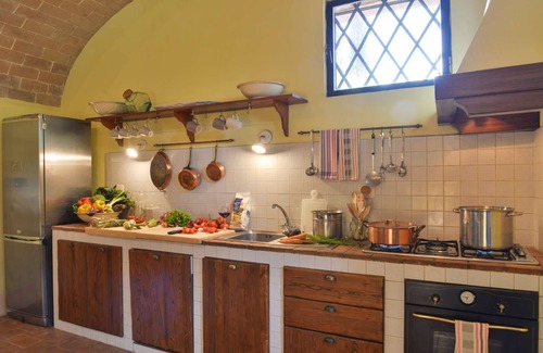 Monteroni d'Arbia Villa | Villa cerca de Siena con aire acondicionado y piscina climatizada.