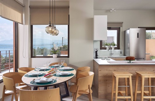 Sternes Villa | Villa Niolos II, villa tranquila ladera