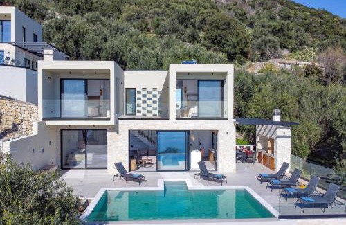 Petaleia Villa | Villa Nissaki View 1 by Villa Plus