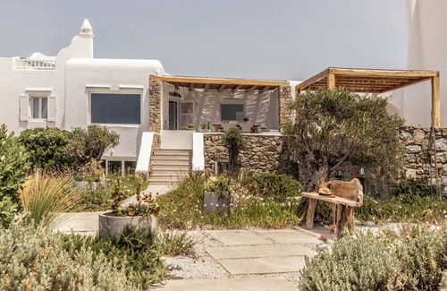 Agios Ioannis Villa | Villa Nostos: Six bedroom luxury family villa with breathtaking sunset view