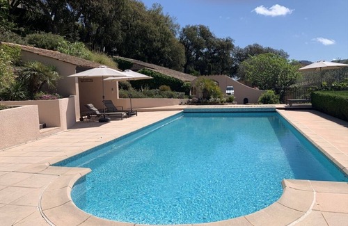 Les Adrets-de-l'Esterel Villa | Villa overlooking L'Esterel-landscaped pool/spa/sauna