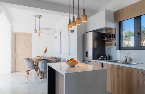 Dafnata Villa | Villa en Chalikoúnas con 3 habitaciones, capacidad 6