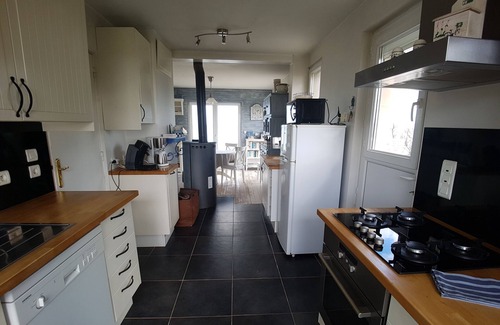 Fontenay-sur-Mer Villa | Villa en primera línea de mar - costa quineville-este de cotentin-golf de fontenay