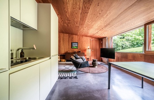 Thonon-les-Bains Villa | Villa 'Otoctone Bord Du Lac Léman' con vistas al lago, Wi-Fi y aire acondicionado