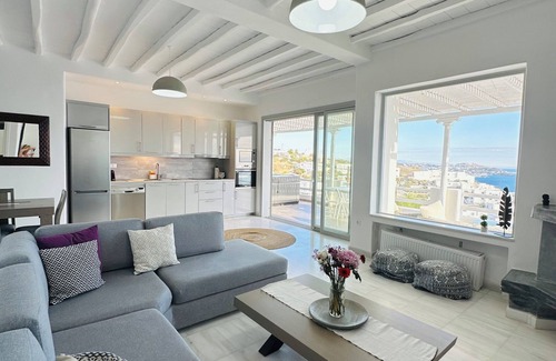 Agios Stefanos Apartamento | Villa Panoramic View