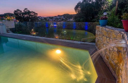 Parga Villa | Villa parga 3 pisos con piscina privada en el centro, impresionantes vistas