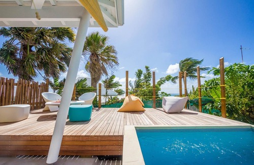 Sainte-Anne Villa | Magnífica vista al mar 4 * villa, piscina, WIFI, zona tranquila