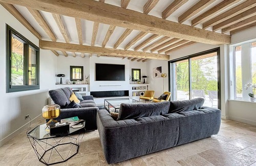 Touques Casa | Villa Pier'Art - Deauville Trouville - Piscina, Tenis, Vista al Mar
