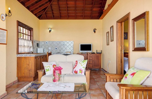 Tijarafe Casa | Villa Pilar con vistas al mar y a la montaña, piscina y jardín