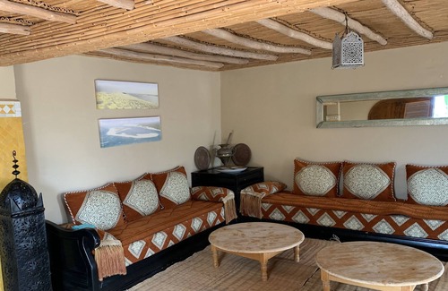 Southern Atlantic Coast Casa | Villa pool facing the ocean in Aglou south of Agadir. Direct beach access
