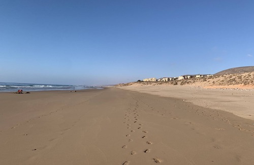 Southern Atlantic Coast Casa | Villa pool facing the ocean in Aglou south of Agadir. Direct beach access