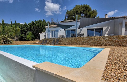 Ollioules Casa | Villa piscina con vistas al mar var