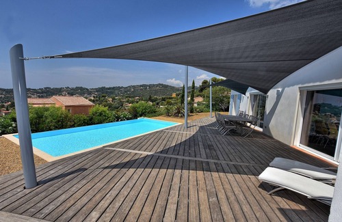 Ollioules Casa | Villa piscina con vistas al mar var
