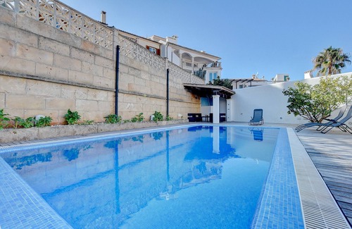 Port d'Andraitx Villa | Villa Port Andratx con piscina privada de agua salada, terrazas y jardín