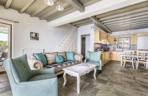 Xanthi Region Villa | Villa Pounda-Breathtaking sea view-wifi-Newbuilding