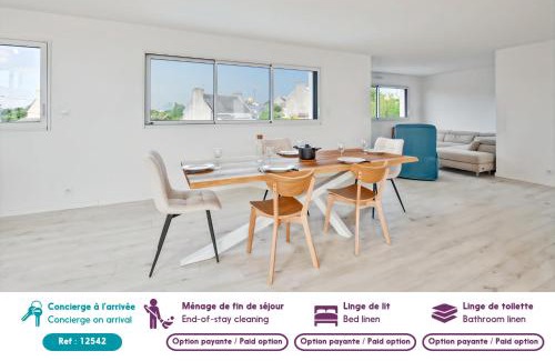 Plouguerneau Casa | Villa pour 9 - Piscine chauffée - Jacuzzi