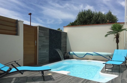 Saint-Andre Casa | Villa RDJ T3 de 70 m2 Avec Piscine Privée Sans vis à vis à 3 K D'argelès-sur mer
