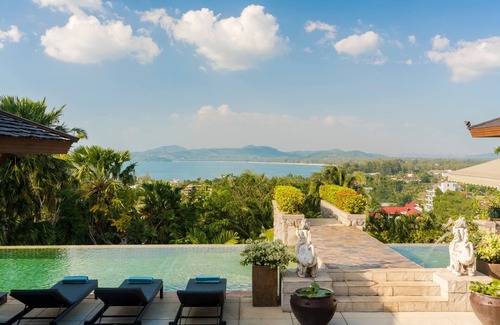 Cherngtalay Villa | Villa Sanyanga, 7 chambras, chef, transporte con conductor, vistas al mar.