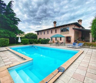Riese Pio X Casa | Villa Stefania Asolo piscina e biliardo
