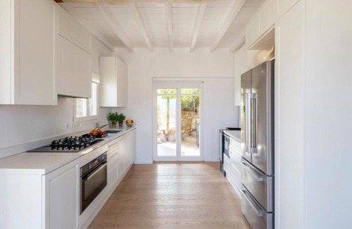 Ornos Villa | Villa Tavani Stunning panoramic sea view magical sunsets, close to all hot spots