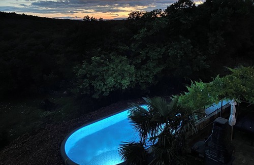 Donji Zagon Casa | Villa Theresa Croatia 220m above the Adriatic Sea with pool,whirlpool and sauna