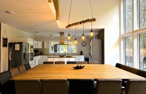Muritz Apartamento | Villa Thormarcon am Plauer See für 18 Gäste, Sauna, Pool