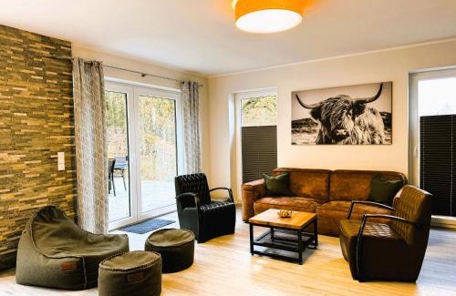 Muritz Apartamento | Villa Thormarcon am Plauer See für 18 Gäste, Sauna, Pool