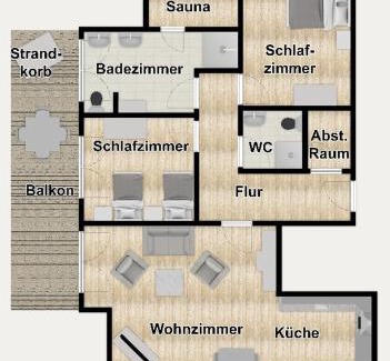 Wangerooge Apartamento | Villa Verdi Ferienwohnung 9