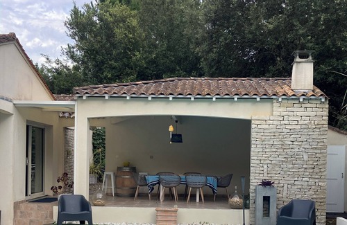 Saint-Palais-sur-Mer Casa | Villa con piscina a 100 metros de la playa Platin