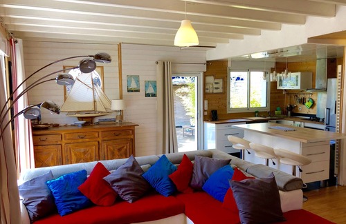 Le Pouliguen Casa | Villa con jardín a 250 m del mar y la costa salvaje en una zona tranquila.