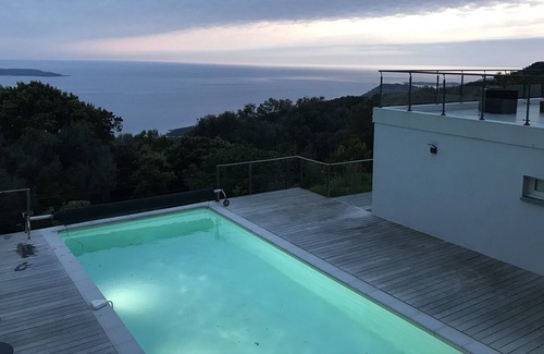 Olmeto Villa | vistas panorámicas al mar Villa con piscina privada, 8 a 12 personas