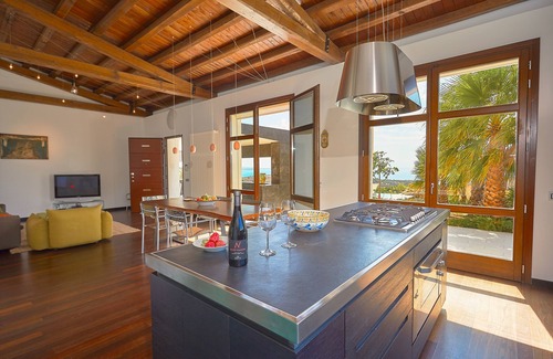 Sciacca Villa | Villa con piscina y vistas al mar, 6 camas.