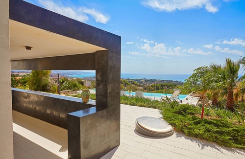 Sciacca Villa | Villa con piscina y vistas al mar, 6 camas.