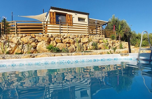 Custonaci Casa | Villa with pool, surrounded by nature, valley view, near Scopello