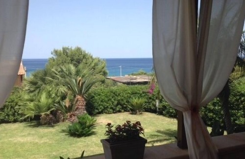 Cornino Villa | Villa con piscina / cristal / vista panorámica al mar puesta de sol