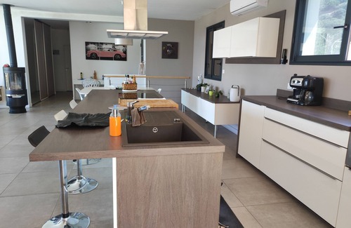 Alata Casa | Villa with unobstructed view of sea and scrubland, not overlooked