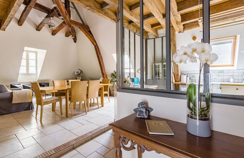 Amboise Apartamento | Villaconcorde-Duplex 6 pers, en una ubicación privilegiada en Amboise, aire acondicionado