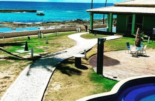 Arembepe Casa | Village em Condomínio c/piscina e acesso a praia