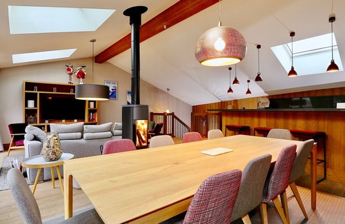 Le Praz Casa | Casa de pueblo en el corazón de Praz con sauna y garaje