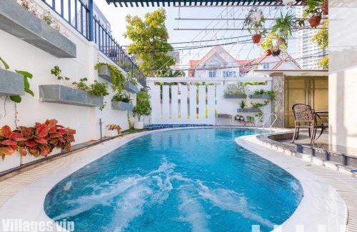 Thang Tam Villa | Villages Khu Kim Ngân VIP Hồ Bơi Bãi Sau