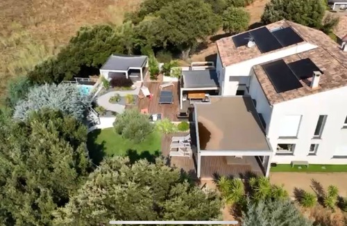 Alata Casa | Villa contemporánea + piscina climatizada y spa, 250 m², a 5 minutos de Ajaccio