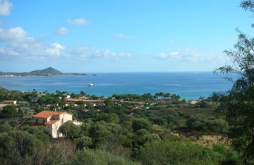 Villaggio Mandorli Villa | Villasimius con vistas al mar, 9 personas con piscina privada, aire acondicionado y Wi-Fi