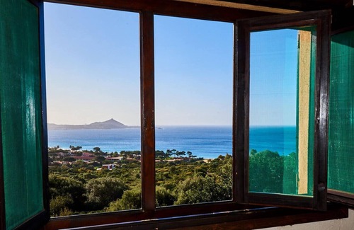 Villaggio Mandorli Villa | Villasimius con vistas al mar, 9 personas con piscina privada, aire acondicionado y Wi-Fi