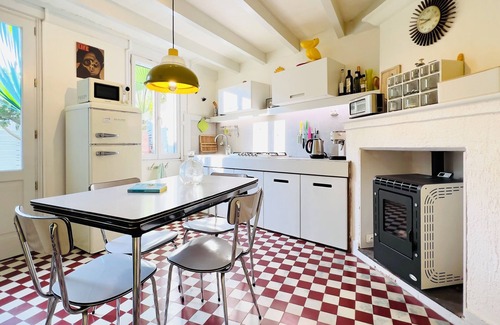 Saint-Fort-sur-Gironde Casa | Casa de huéspedes vintage: 85m2 para 4 personas.