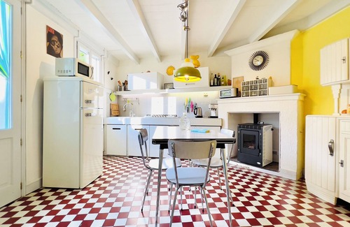 Saint-Fort-sur-Gironde Casa | Casa de huéspedes vintage: 85m2 para 4 personas.