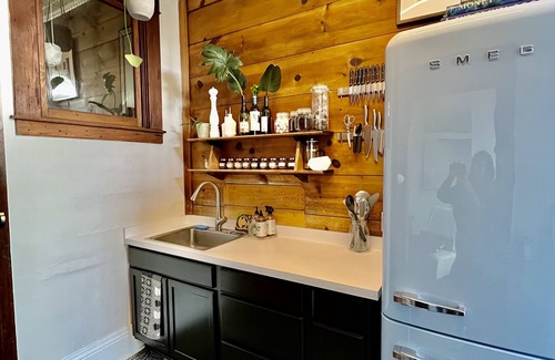 Lansing Casa | Vintage Soul Loft & Balcony - Old Town Lansing.