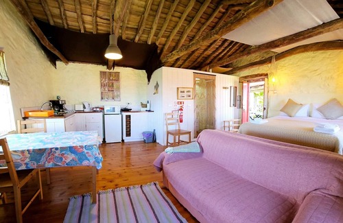 Horta Apartamento | Estudio 'Casita de campo Casa Anjos' con vistas al mar, terraza privada y Wi-Fi